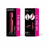 Мінівібромасажер Dorcel Wand Wanderful Magenta потужний, водонепроникний - мініатюра 2