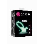 Ерекційне кільце Dorcel Power Clit White PHOSPHO з вібрацією, біле, світиться в темряві - мініатюра 3
