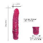 Фалоімітатор вібратор Dorcel Jelly Boy, діаметр 4,2см ТПЕ, плавне регулювання потужності вібрації - мініатюра 2