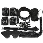 Набір для БДСМ 7в1 LY1003 Black - мініатюра 1