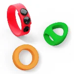 Набір яскравих ерекційних кілець Love to Love NEON RING KIT - мініатюра 1