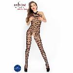 Бодістокінг Passion BS022 black, комбінезон - мініатюра 7