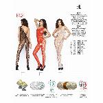 Бодістокінг Passion BS036 red, комбінезон, лямочка через одне плече - мініатюра 2