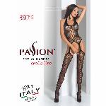 Бодістокінг Passion BS059 black, комбінезон, імітація панчіх - мініатюра 7