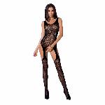 Бодістокінг Passion BS061 black, комбінезон, імітація панчіх - мініатюра 3