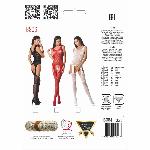 Бодістокінг Passion BS061 red, комбінезон, імітація панчіх - мініатюра 5