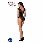 Бодістокінг Passion BS064 One Size, Black, боді, закрите плече, відкритий доступ - мініатюра 4