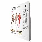 Бодістокінг Passion BS069 white, комбінезон, імітація панчох і боді - мініатюра 6