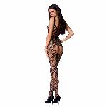 Бодістокінг Passion BS071 black, комбінезон на бретелях - мініатюра 4