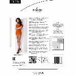 Колготки в сіточку без виділених трусиків Passion TI019 типу Кабаретка 1/2 (fishnet), nero - мініатюра 5