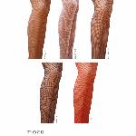 Колготки в сіточку без виділених трусиків Passion TI020 типу Кабаретка 1/2 (fishnet), nero - мініатюра 3