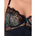 Боді Passion Exclusive FLORIS BODY L/XL, black - мініатюра 3