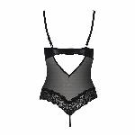 Боді з відкритими грудьми Passion Exclusive NORTH BODY XXL/XXXL, black - мініатюра 3