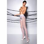 Еротичні колготки Passion TIOPEN 006 3/4 (30 den), white, з вирізом, імітація трусиків - мініатюра 2