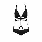 Боді монокіні під латекс Passion Exclusive LAMIS BODY XXL/XXXL, black - мініатюра 5