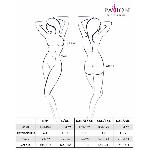 Комплект білизни Passion Exclusive CHERRY SET OpenBra XXL/XXXL red, відкритий ліф, трусики-спідничка - мініатюра 7