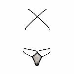 Боді монокіні з декольте Passion ERZA BODY XXL/XXXL, black - мініатюра 4