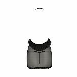 Сорочка прозора приталена Passion ERZA CHEMISE XXL/XXXL, black, трусики - мініатюра 4