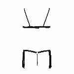 Комплект білизни Passion Exclusive KASSANDRA SET OpenBra S/M black, ліф з бахроми, трусики-спідниця - мініатюра 6