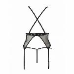 Напівпрозорий корсет Passion Exclusive MIRAJANE CORSET XXL/XXXL, black - мініатюра 3