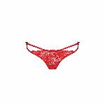 Трусики на зав'язочках з боків Passion Exclusive WARDA THONG L/XL, red - мініатюра 5