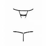 Трусики-стрепи Passion Exclusive SHELLY THONG S/M, black - мініатюра 4
