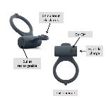 Ерекційне кільце Dorcel Power Clit Plus з вібрацією, перезаряджається, з язичком та щіточкою - мініатюра 5