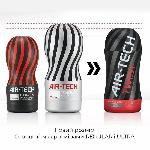 Мастурбатор Tenga Air-Tech Twist Tickle Red зі змінною тугістю обхвату, ефект глибокого мінету - мініатюра 5