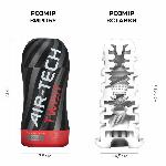 Мастурбатор Tenga Air-Tech Twist Tickle Red зі змінною тугістю обхвату, ефект глибокого мінету - мініатюра 2