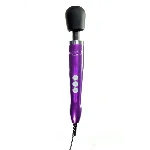 Вібромасажер DOXY Die Cast Purple, дуже потужний, живлення 220В, металевий корпус - мініатюра 1