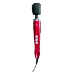 Вібромасажер DOXY Die Cast Red, дуже потужний, живлення 220В, металевий корпус - мініатюра 1