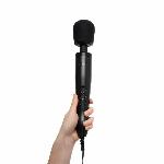 Вібромасажер DOXY Original Black, дуже потужний, живлення 220В, пульсівні вібрації - мініатюра 5