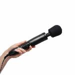 Вібромасажер DOXY Original Black, дуже потужний, живлення 220В, пульсівні вібрації - мініатюра 6