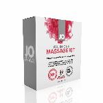Набір для масажу JO ALL IN ONE MASSAGE GIFT SET: розігрівальний гель, масажер і свічка - мініатюра 5