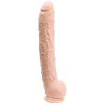 Фалоімітатор Doc Johnson Dick Rambone Cock White, діаметр 6 см, довжина 42 см, ПВХ - мініатюра 1