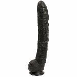 Фалоімітатор Doc Johnson Dick Rambone Cock Black, діаметр 6 см, довжина 42 см, ПВХ - мініатюра 2