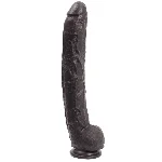 Фалоімітатор Doc Johnson Dick Rambone Cock Black, діаметр 6 см, довжина 42 см, ПВХ - мініатюра 1