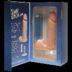 Фалоімітатор Doc Johnson The Realistic Cock 6 inch White – ULTRASKYN, Vack-U-Lock, діаметр 4,3 см - мініатюра 4