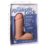 Фалоімітатор Doc Johnson The Realistic Cock 6 inch White – ULTRASKYN, Vack-U-Lock, діаметр 4,3 см - мініатюра 7