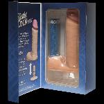 Фалоімітатор Doc Johnson The Realistic Cock 8 inch White - ULTRASKYN, Vack-U-Lock, діаметр 5,1 см - мініатюра 4