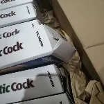 Фалоімітатор Doc Johnson The Realistic Cock 8 inch White - ULTRASKYN, Vack-U-Lock (м'яте паковання!!!) - мініатюра 3