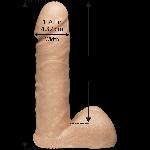 Фалоімітатор Doc Johnson Vac-U-Lock - 6 Inch ULTRASKYN Cock White, діаметр 4,3 см - мініатюра 3