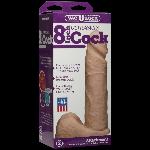 Фалоімітатор Doc Johnson Vac-U-Lock - 8 Inch ULTRASKYN Cock White, діаметр 5,1 см - мініатюра 3