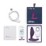 Анальна смарт-вібропробка We-Vibe Ditto Purple з пультом ДК - мініатюра 9