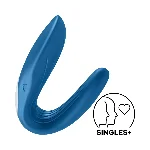 Вібратор для пар Satisfyer Double Whale з двома моторчиками - мініатюра 1