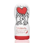 Мастурбатор Tenga Keith Haring Deep Throat Cup (глибоке горло) з вакуумною стимуляцією - мініатюра 1