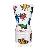 Мастурбатор Tenga Keith Haring Soft Case Cup (м’яка подушечка) стисний - мініатюра 1