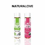 Змазка на водній основі JO NATURALOVE Strawberry (120 мл) з екстрактом ромашки та листя агави - мініатюра 5