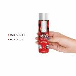 Змазка на водній основі JO H2O — Strawberry Kiss (120 мл) без цукру, рослинний гліцерин - мініатюра 2