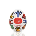 Мастурбатор-яйце Tenga Keith Haring Egg Dance - мініатюра 1